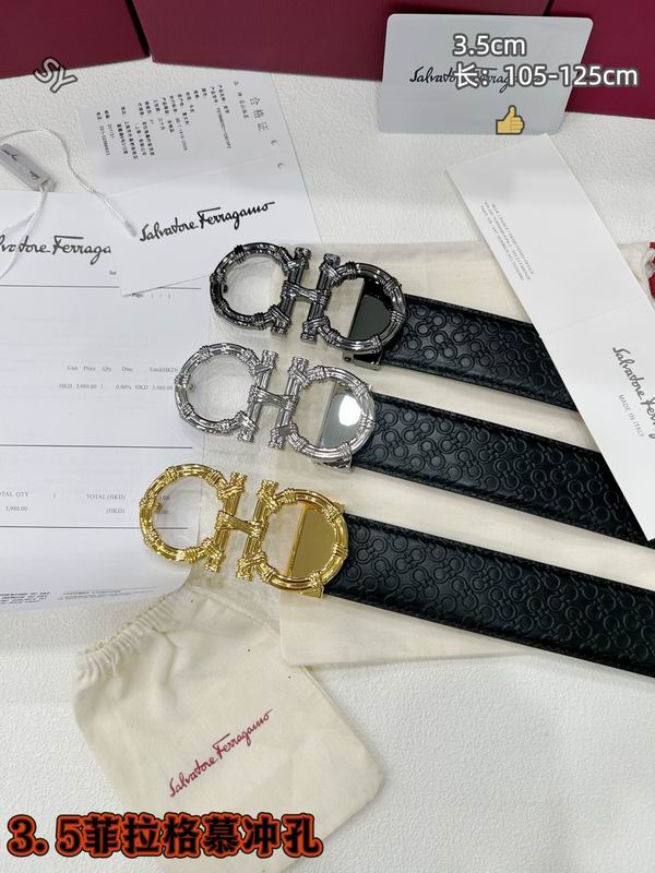 Ferragamo belt 35mmX105-125cm 8L262